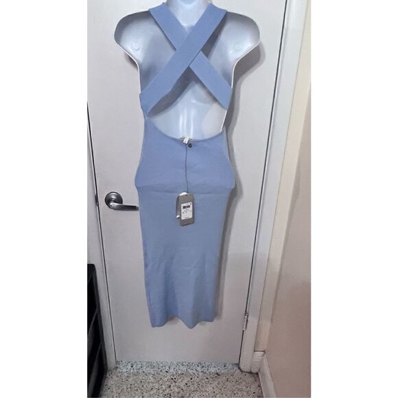 GUESS CORONADO BLUE IRMINE SLEEVELESS SWEATER DRESS SZ S P-1-13 NEW - Picture 5 of 14
